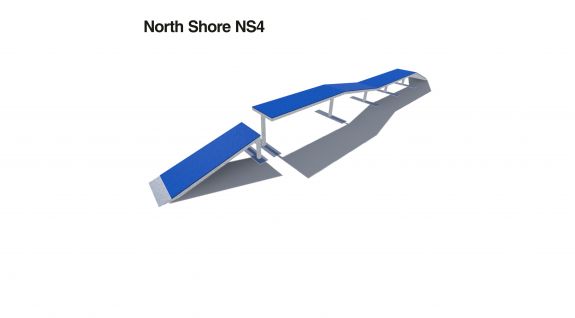 Render elementu rowerowego typu North Shore NS4