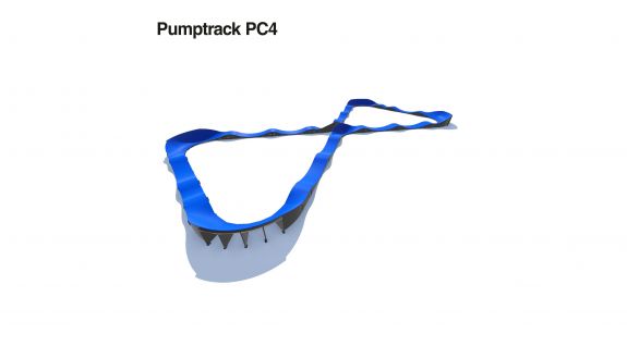 Pumptrack in materiale composito PC4