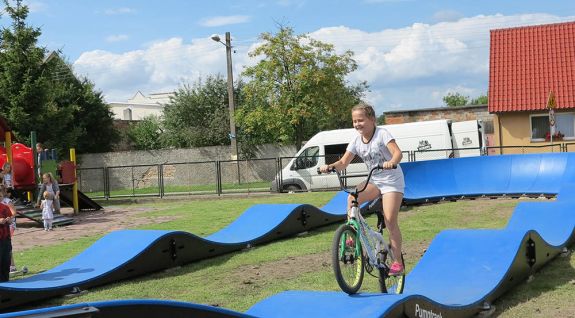 Binario modulare con mulds e bande - pumptrack - Boleszkowice (PL)