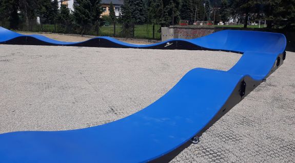 Pumptrack composito adattato per ogni utente